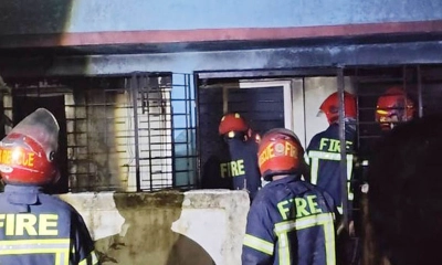 সিলেটে আবাসিক ভবনে অগ্নিকাণ্ড