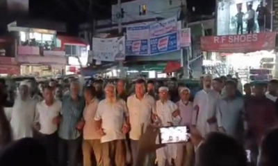 বিশ্বনাথে আনন্দ মিছিল বিএনপির নেতাকর্মীদের। ছবি- রূপালী বাংলাদেশ