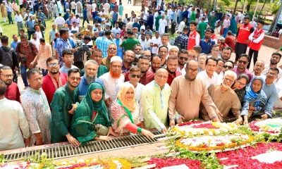 স্বাধীনতা দিবসে সিলেট জেলা বিএনপির শ্রদ্ধাঞ্জলি