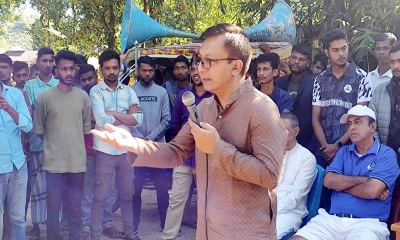 চা শ্রমিকদের সঙ্গে বিএনপি প্রার্থী মুক্তাদিরের উঠান বৈঠক