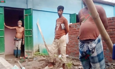 জগন্নাথপুরে আদালতের আদেশ অমান্য করে গৃহ নির্মাণ