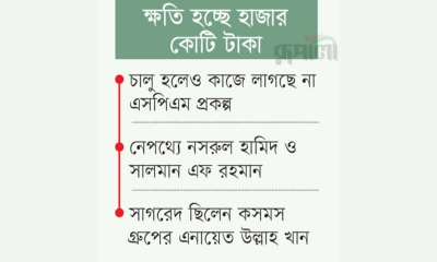 ৩ জনের সিন্ডিকেটে  লুটপাট দুই প্রকল্পে