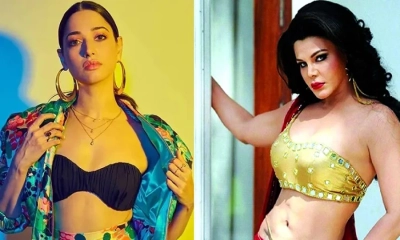 তামান্না ভাটিয়া ও রাখি সাওয়ান্ত।  ছবি - সংগৃহীত