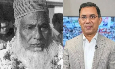 প্রেরণার উৎস হয়ে থাকবেন মওলানা ভাসানী :  তারেক রহমান