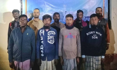 গভীর সমুদ্রে ভাসতে থাকা ৯ জেলেকে উদ্ধার করল কোস্টগার্ড