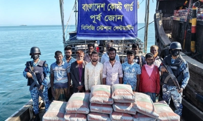 মিয়ানমারে সিমেন্ট পাচারকালে আটক ১১ জন