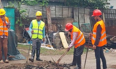 দীর্ঘদিনের ভোগান্তির অবসান, ঠাকুরগাঁওয়ে সড়ক ও ড্রেন নির্মাণকাজের উদ্বোধন