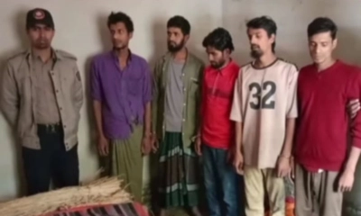 আটককৃতরা। ছবি- রূপালী বাংলাদেশ