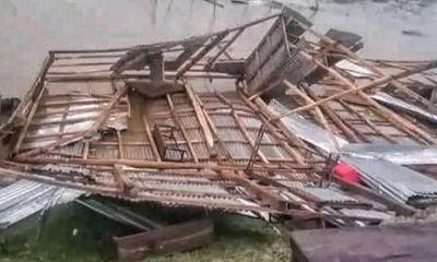 তজুমদ্দিনে ঝড়ে প্রাথমিক বিদ্যালয় বিধ্বস্ত