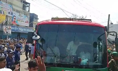 দিনাজপুরের পথে প্রধানমন্ত্রী