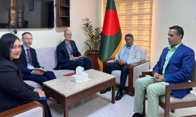 আলী রীয়াজের সঙ্গে ইইউ নির্বাচন পর্যবেক্ষণ মিশনের প্রতিনিধিদের সাক্ষাৎ