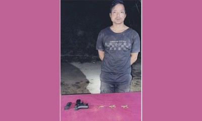 বান্দরবানে সেনা অভিযানে অস্ত্র-গুলিসহ ইউপিডিএফ সদস্য আটক