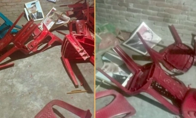 বিএনপির ক্লাবঘরে হামলা ও ভাঙচুর।