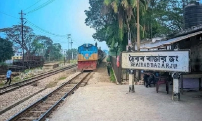 স্টেশনে ট্রেনের ধাক্কায় বৃদ্ধের মৃত্যু