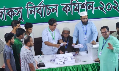 জাকসু নির্বাচনের ভোট গণনা শুরু