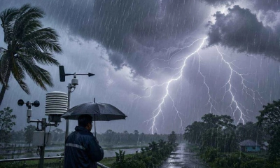 দুপুর পর্যন্ত ঢাকাসহ ১২ জেলায় বজ্রবৃষ্টির আভাস