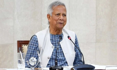 অন্তর্বর্তী সরকারের প্রধান উপদেষ্টা ড. মুহাম্মদ ইউনূস। ছবি- সংগৃহীত