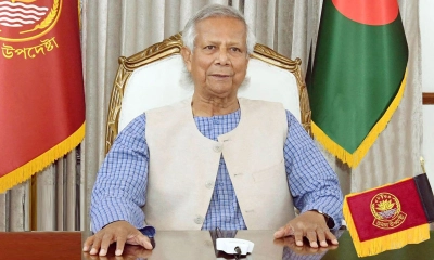 প্রধান উপদেষ্টা প্রফেসর ড. মুহাম্মদ ইউনূস। ছবি- সংগৃহীত