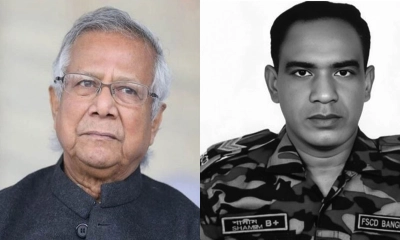 ফায়ার ফাইটার শামীম আহমেদের মৃত্যুতে প্রধান উপদেষ্টার শোক