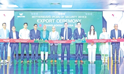 যুক্তরাষ্ট্রে ওয়ালটনের নিরাপত্তা ডিভাইসের মাদারবোর্ড রপ্তানি 