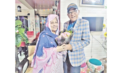 এক ফ্রেমে দুই কিংবদন্তি