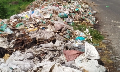 মহাসড়কই এখন ভাগাড়