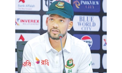 আমরা স্পিনিং উইকেটে খেলতে চাই না : শান্ত