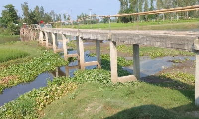 ২০ গ্রামের মানুষের  ঝুঁকি নিয়ে চলাচল