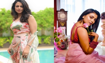 দুর্গা রূপে টেক্কা দেবেন কোয়েল-ইধিকা
