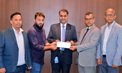 গোপালগঞ্জ জেলার শুকতাইল গ্রামের ব্লাড ক্যানসার রোগীর জন্য আর্থিক সহায়তা দিল শাহ্জালাল ইসলামী ব্যাংক পিএলসি