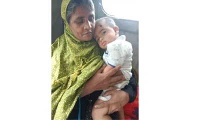 ৯ মাসের নাতনিকে নিয়ে  বিপাকে ভানু বেগম