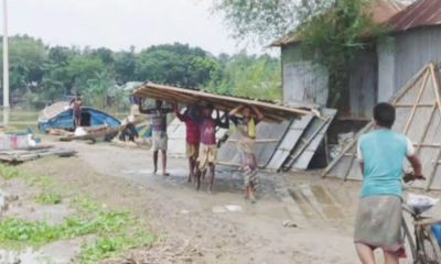 পদ্মার ভাঙনে নিঃস্ব চৌমাদিয়া চর