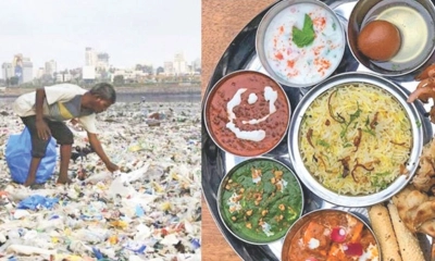 ময়লার বিনিময়ে খাবার