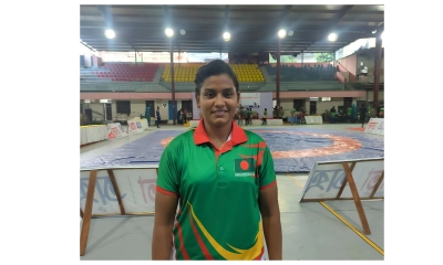 কুস্তিতে হালিমার চোখে বড় স্বপ্ন