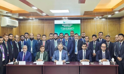 ন্যাশনাল ব্যাংক বরিশাল অঞ্চলের শাখা ব্যবস্থাপকদের সঙ্গে ‘ম্যানেজার্স মিট’
