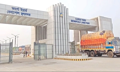 বেনাপোল বন্দরে খাদ্যপণ্যের  বাণিজ্য ঘাটতি ৭৩ হাজার  ২০০ টন