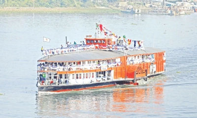 শতবর্ষী স্টিমার ‘পিএস মাহসুদ’  প্রমোদতরি হিসেবে চালু