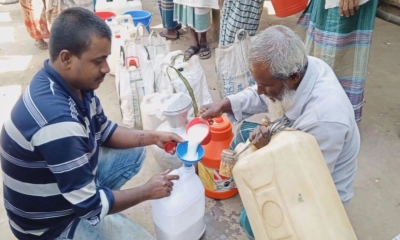 এক ঘণ্টার দুধের বাজারে  ঘুরছে জীবনের চাকা