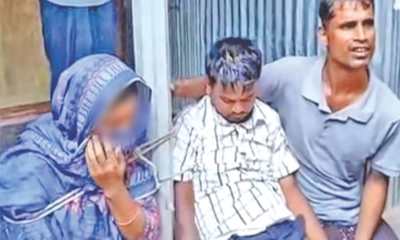 পরকীয়ার অভিযোগ  রাজবাড়ীতে প্রবাসীর স্ত্রী ও  গৃহশিক্ষককে নির্যাতন