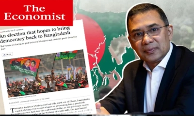 প্রধানমন্ত্রী হওয়ার দৌড়ে এগিয়ে তারেক রহমান : দি ইকোনমিস্ট