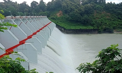 ভারী বর্ষণে কাপ্তাই হ্রদের পানি ১০০ ফুটের ওপরে, বিদ্যুৎ উৎপাদন ২০৬ মেগাওয়াটে পৌঁছেছে