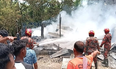 কালকিনিতে ভয়াবহ অগ্নিকাণ্ডে বসতবাড়ি পুড়ে ছাই, গবাদিপশুসহ ব্যাপক ক্ষয়ক্ষতি