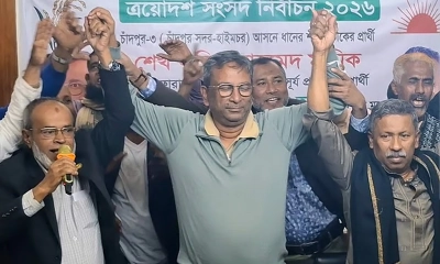 চাঁদপুরে বিএনপিকে গণফোরাম প্রার্থীর সমর্থন