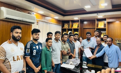 ইবিতে বড় পর্দায় বিশ্বকাপ খেলা দেখানোর দাবি শাখা ছাত্রদলের