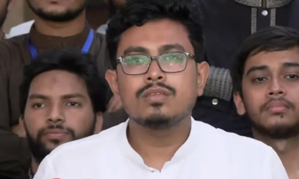 ডাকসু নির্বাচনে ভিপি পদে জয়ী সাদিক কায়েম ছবি- সংগৃহীত