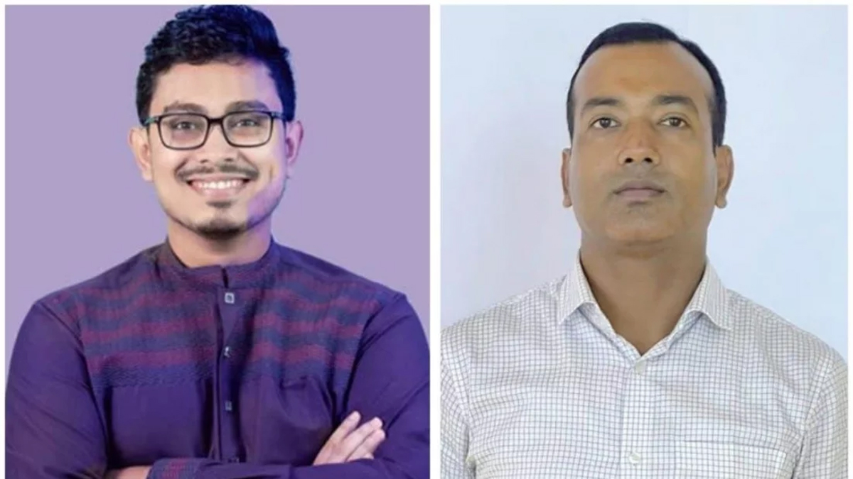 সাদিক কায়েম ও রাকিবুল ইসলাম রাকিব। ছবি : সংগৃহীত