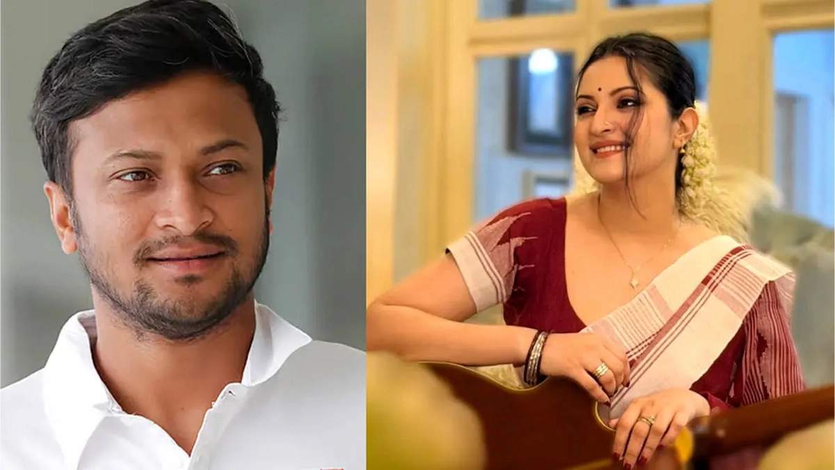 সাকিব আল হাসান ও পরীমণি। ছবি : সংগৃহীত
