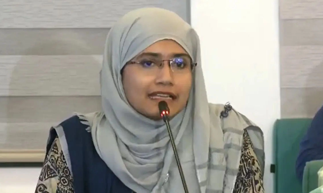 এনসিপির সিনিয়র যুগ্ম আহ্বায়ক সামান্তা শারমিন