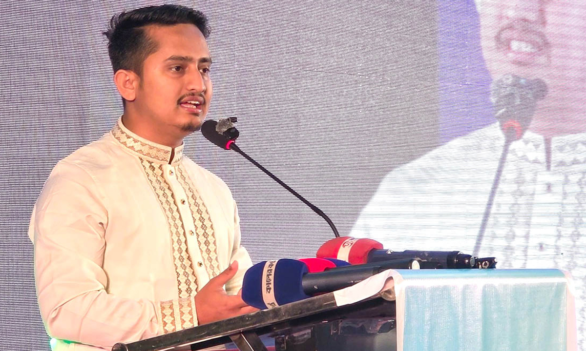 এনসিপির উত্তরাঞ্চলের মুখ্য সংগঠক সারজিস আলম। ছবি : সংগৃহীত