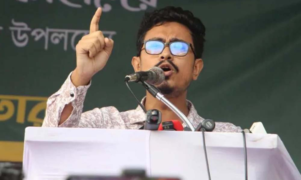 ডাকসু ভিপি প্রার্থী সাদিক কায়েম। ছবি- সংগৃহীত